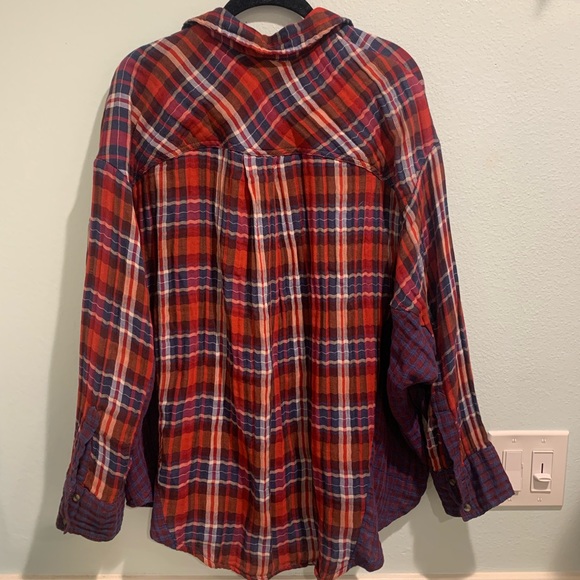 Free People Flannel Shirt - Picture 6 of 6